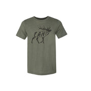 Canis The Full Rut T-Shirt CH-364 Military Green (Canvas)