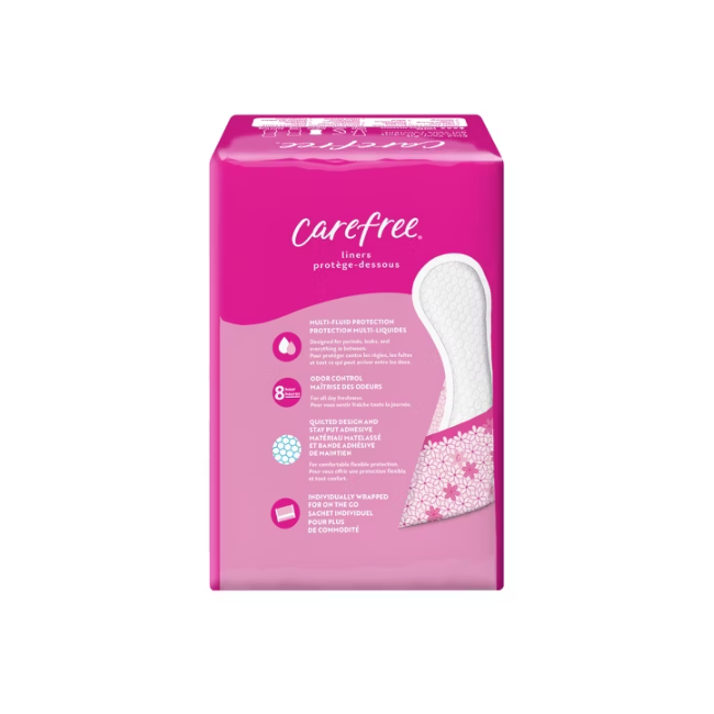 Carefree Wrapped Unscented Panty Liners To Go - 54 Liners