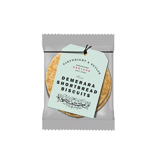 Cartwright and Butler Demerara Shortbread Biscuits 40g