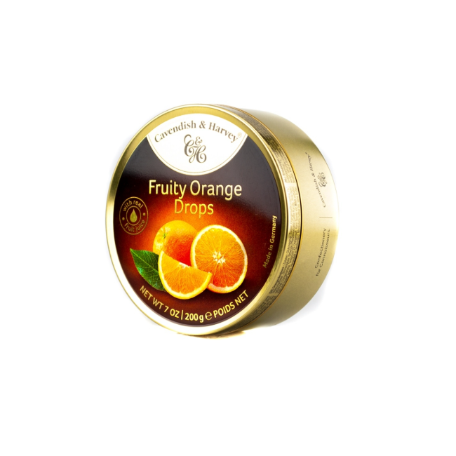 Cavendish & Harvey Fruity Orange Drops 200g