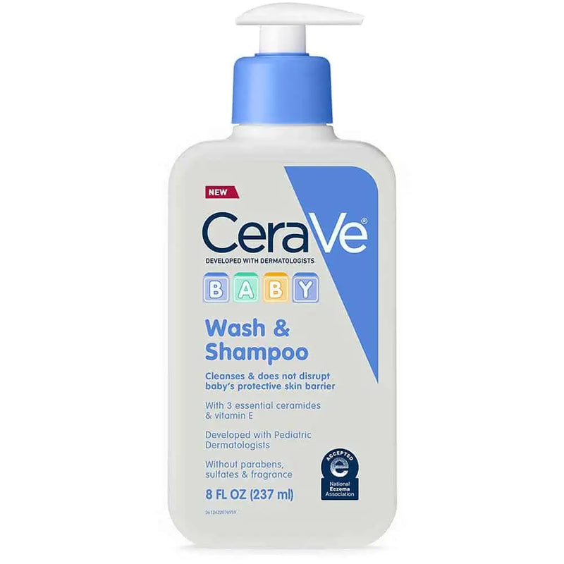 CeraVe Baby Wash & Shampoo 237ml (8.Oz)