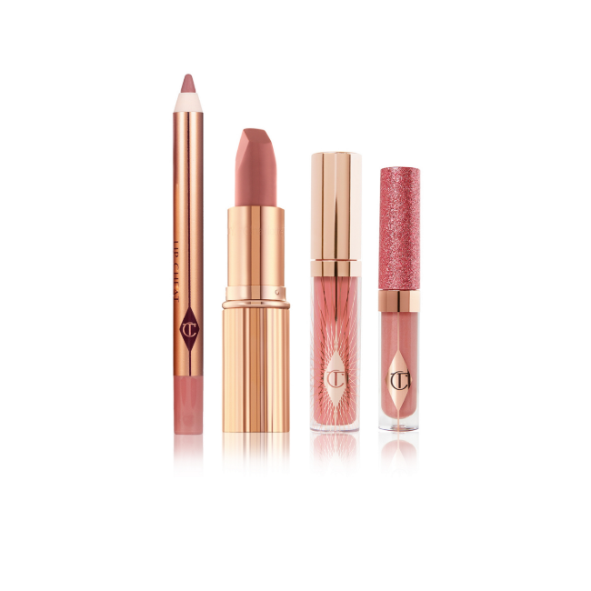 Charlotte Tilbury Pillow Talk Lip Secrets Set 4'S