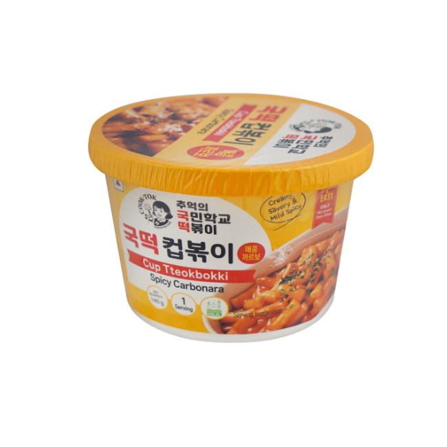Cook-Tok Spicy Carbonara Noodle Bowl 140g