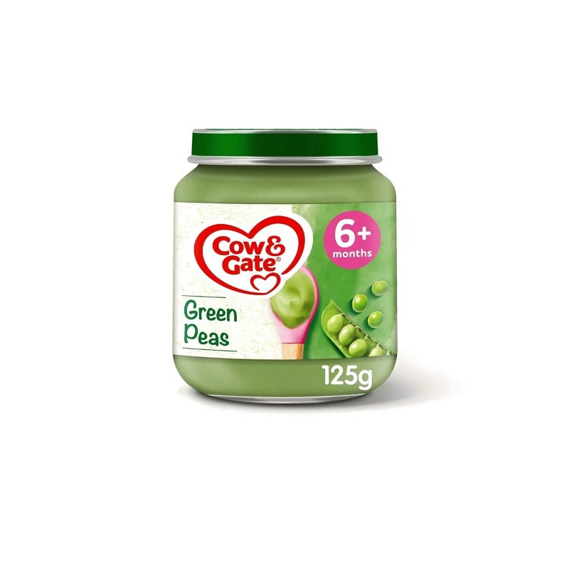Cow & Gate Green Peas Baby Food Jar 125g