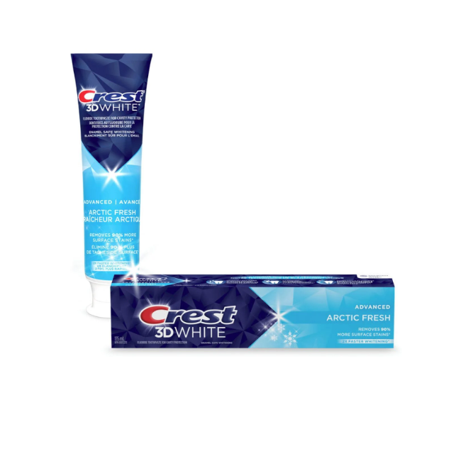 Crest 3D White Advanced Arctic Fresh Toothpaste 135ml