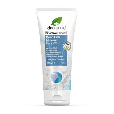 Dr.Organic Dead Sea Mineral Face Wash 200ml - Shams Shopping Centre Dr.Orgnic  