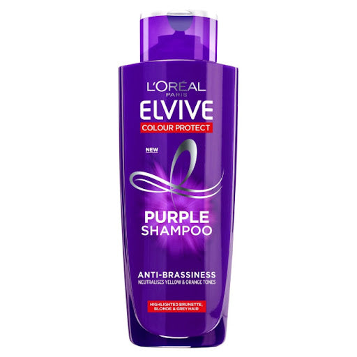 L'Oreal Elvive Colour Protection Anti Brassiness Purple Shampoo 200ml - Shams Shopping Centre Loreal  