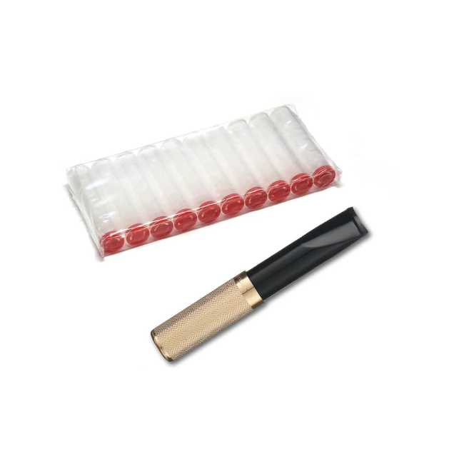 Denicotea Gold Ejector Holder With 10p Filters 20266