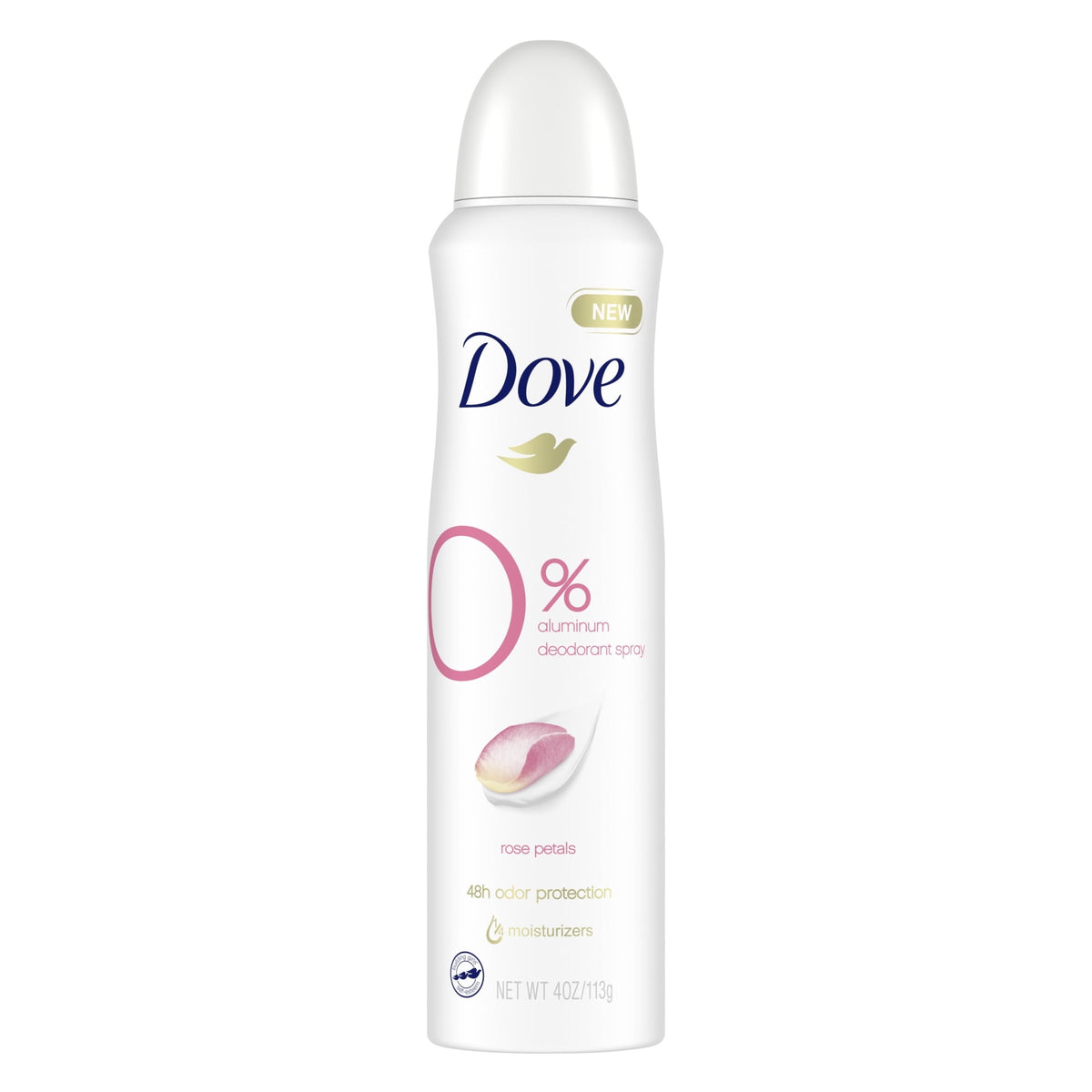Dove 0% Aluminum Rose Petals Deo Body Spray 113g - Shams Shopping Centre Dove  