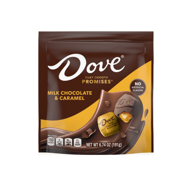 Dove Promises Milk Chocolate & Caramel Candy 191g
