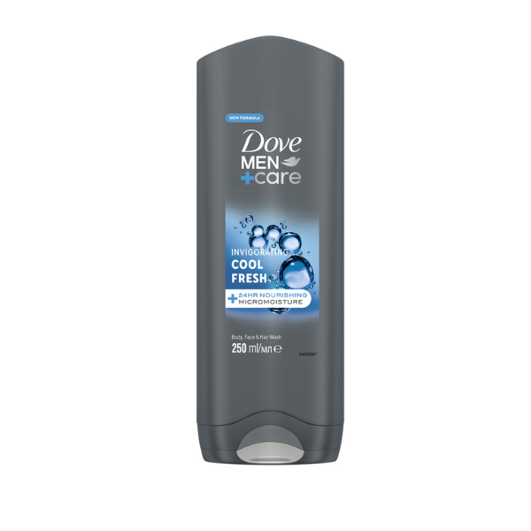 Dove Men+ Care Cool Fresh Invigorating Scent Body & Face Wash 250ml