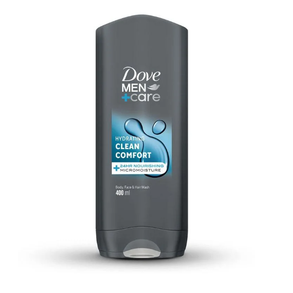 Dove Men+Care Clean Comfor Hydratingt Body & Face Wash 400ml