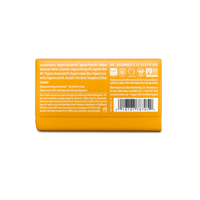Dr.Bronner's Citrus Pure Castle Soap 140g
