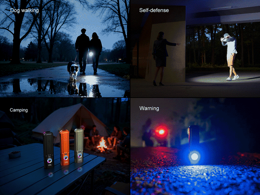 Fenix E06R Pro Triple-Light-Source Dual-Control Flashlight  1600L