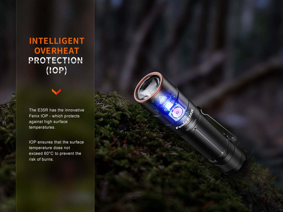 Fenix E35R High-Performance EDC Flashlight 3100L