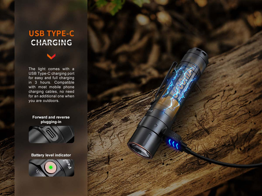Fenix E35R High-Performance EDC Flashlight 3100L