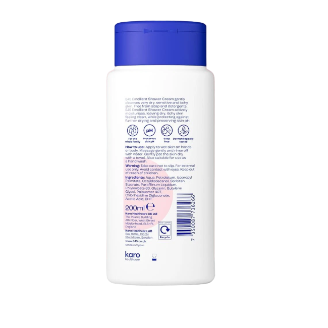 E 45 Shower Cream 200ml