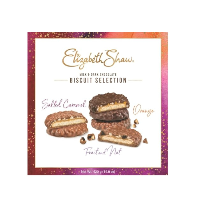 Elizabeth Shaw Milk & Dark Chocolate Biscuits Selection 420g