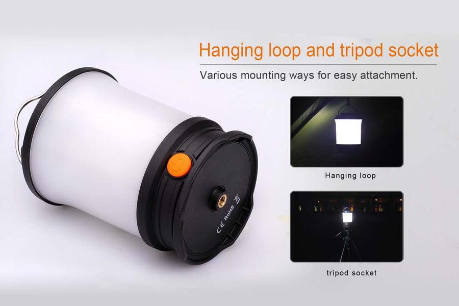 Fenix CL30R Charge And Discharge Camping Lantern (Black) 6500L