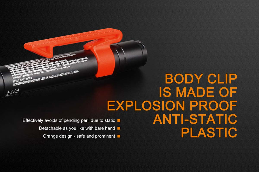 Fenix WF05E Intrinsically Safe Flashlight (Black) 85L