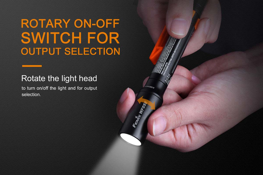 Fenix WF05E Intrinsically Safe Flashlight (Black) 85L