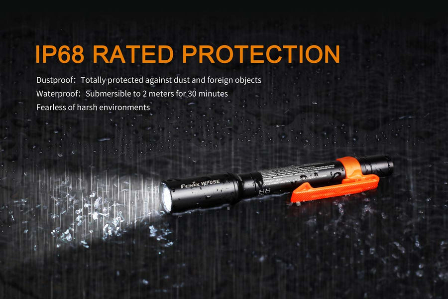 Fenix WF05E Intrinsically Safe Flashlight (Black) 85L