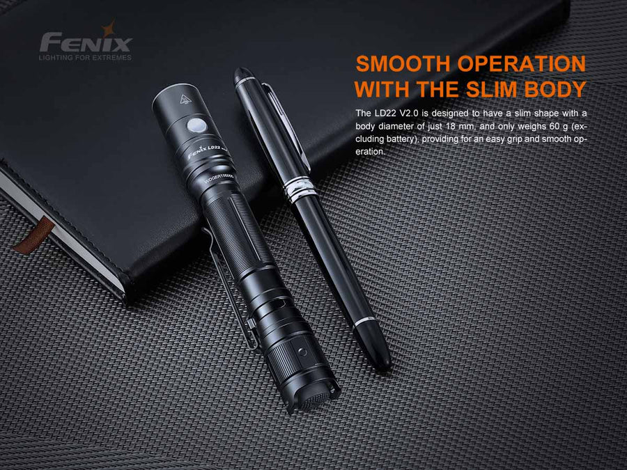 Fenix LD22 V2.0 Multi-Purpose Outdoor Flashlight (Black) 800L