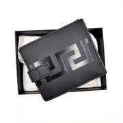 Versace Black Wallet Greca In Middle (Y) - Shams Shopping Centre Versace  