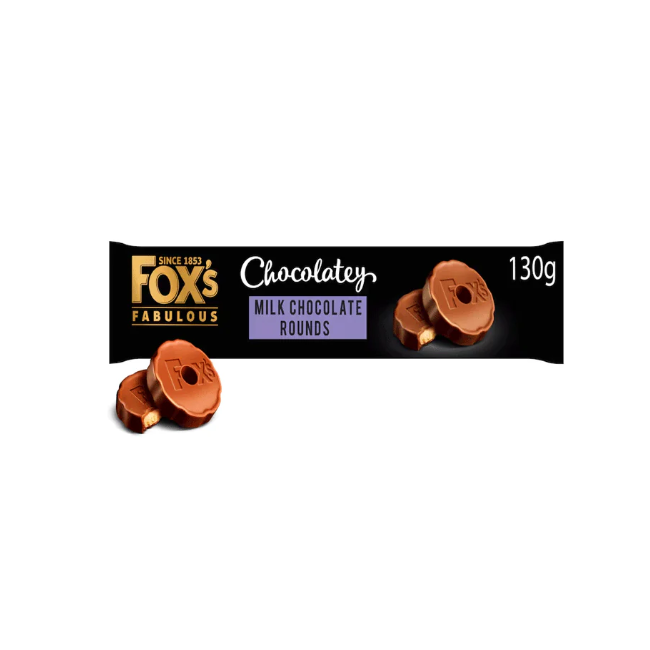 Fox's Milk Chocolate Rounds 130g