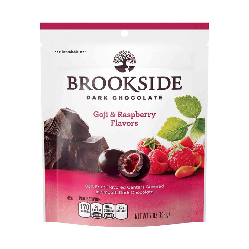 Brookside Goji & Raspberry Flavor Dark Chocolate Pouch 198g