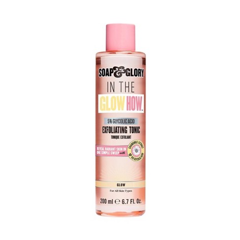 S&G 5 % Glycolic Acid In The Glow Exfoliating Tonic 200ml - Shams Shopping Centre Soap & Glory  
