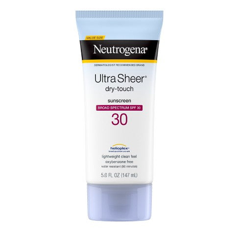 Neutrogena Ultra Sheer Sunscreen SPF 30 Dry Touch 147ml - Shams Shopping Centre Neutrogena  