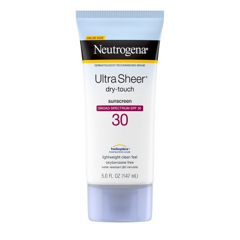 Neutrogena Ultra Sheer Sunscreen SPF 30 Dry Touch 147ml