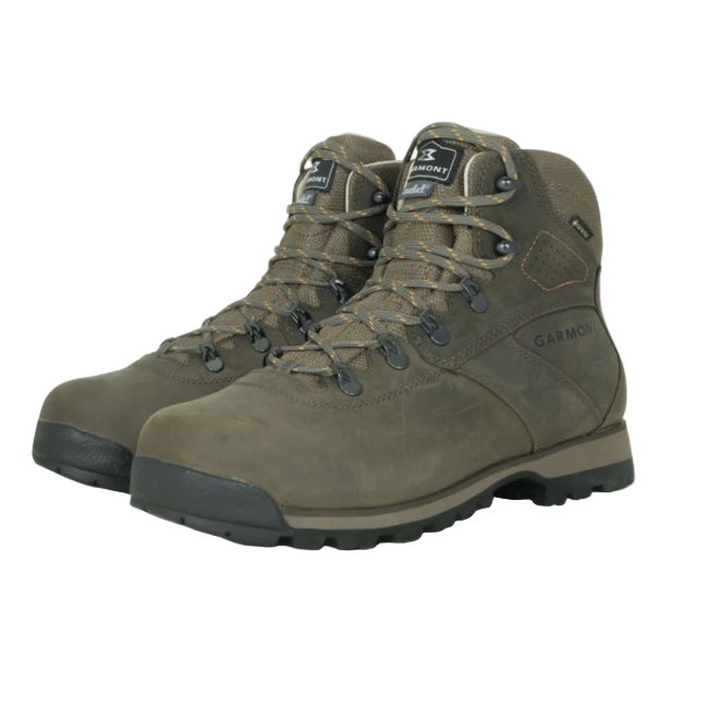 Garmont PORDOI NUBUCK 002161 Olive Green/Dark Orange Shoe Size UK-8.5