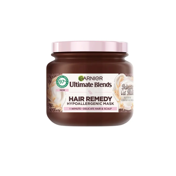 Garnier Ultimate Blends Delicate Oat Milk Hair Remedy Hypoallergenic Mask 250ml