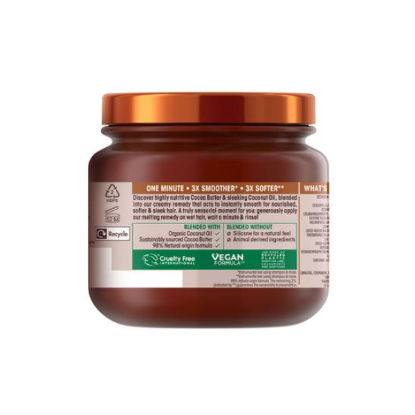 Garnier Ultimate Blends Hair Remedy Coconut Oil & Cocoa Butter Smoothing Mask 340ml
