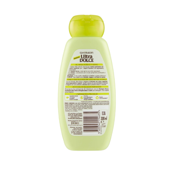 Garnier Ultra Dolce Argilla Dolce E Cedro Shampoo 300ml