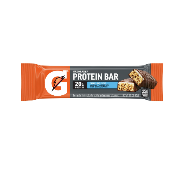 Gatorade Recover Cookies and Cream Whey Protein Bar 80g