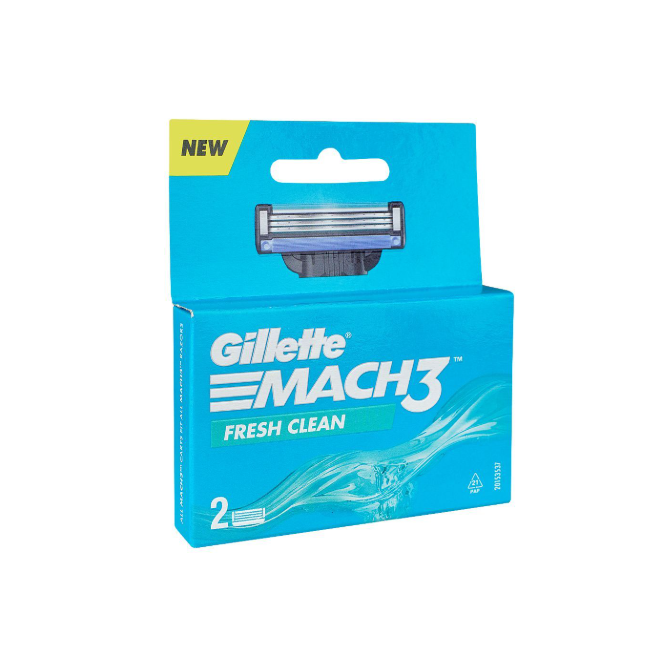 Gillette Mach3 Fresh Clean 2 Blades