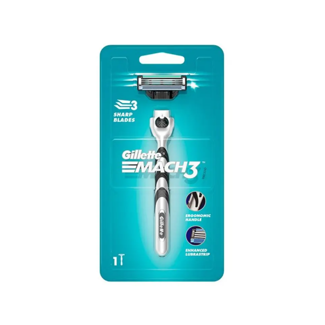 Gillette Mach3 Handle Razor Cartridge 1&