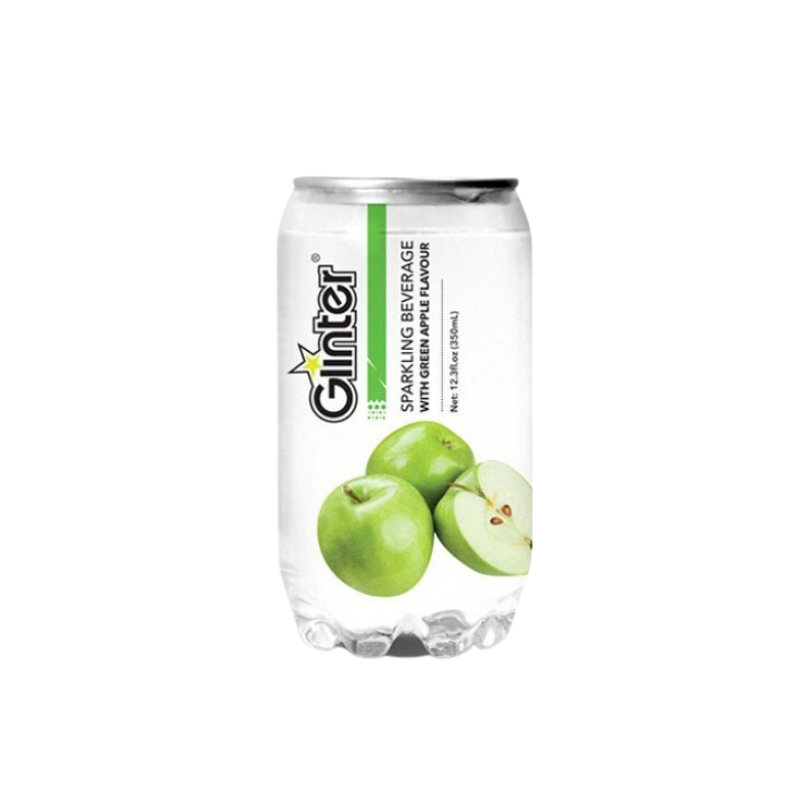 Glinter Sparkling Drink With Green Apple 350ml