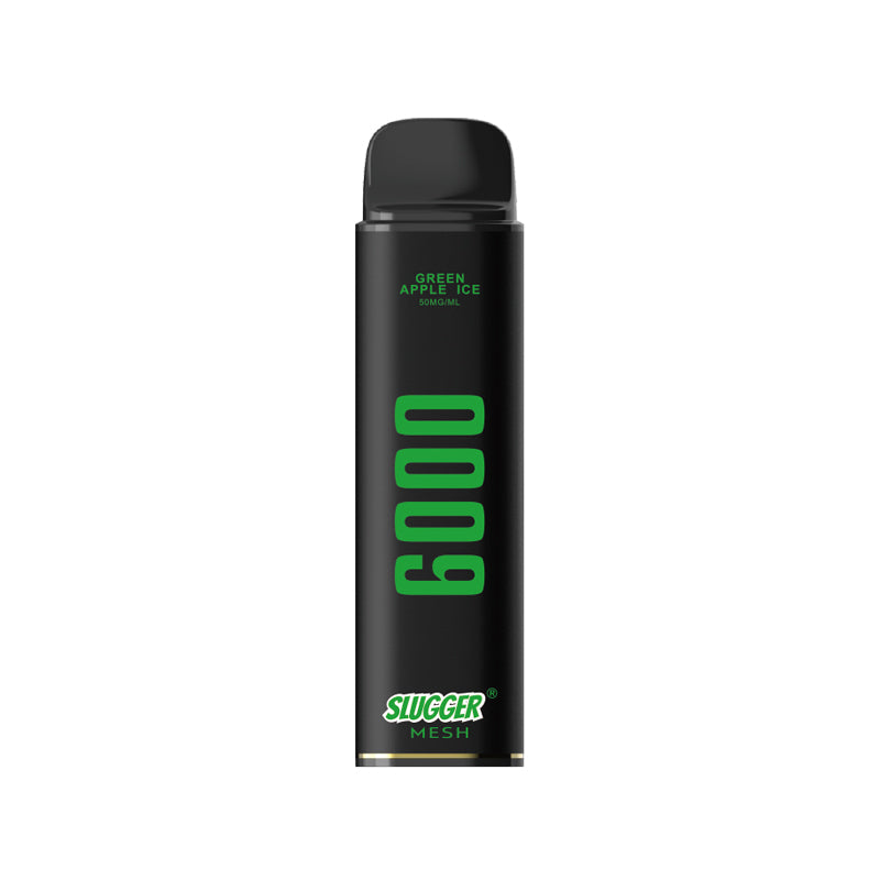 Slugger Disposable 5% Green Apple Ice 6000 Puffs