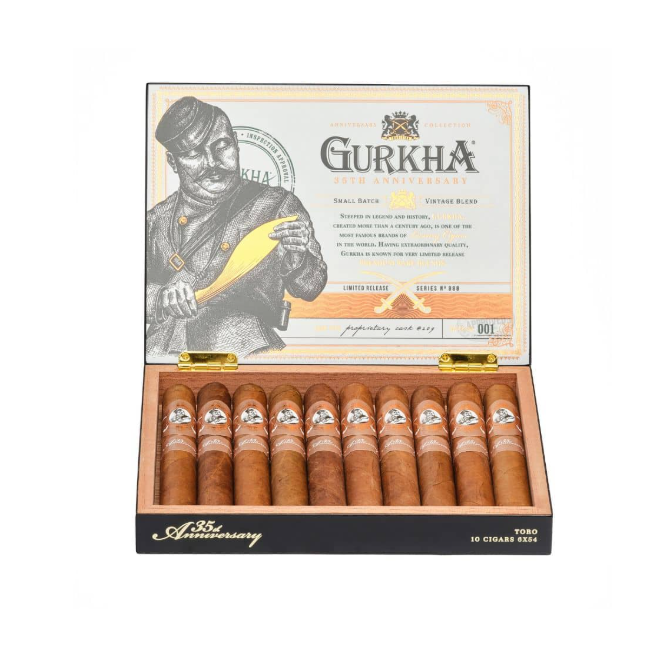 Gurkha 35Th Anniversary Toro (Single Cigar)