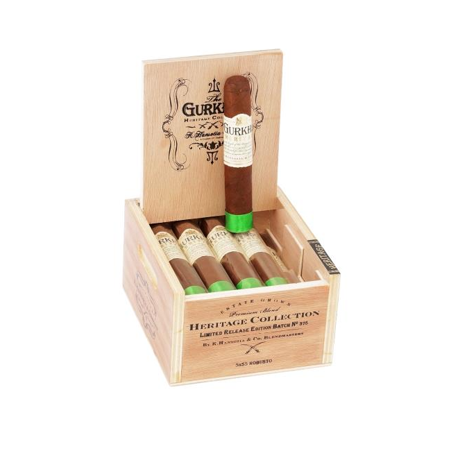 Gurkha Heritage Natural Robusto 20 Cigar Bundle (Single Cigar)