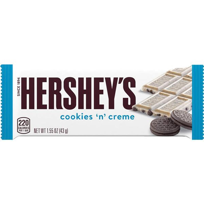 Hersheys Cookies n Creme Chocolate Bar 43g - Shams Shopping Centre Hersheys  