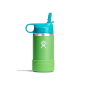 Hydro Flask 12 oz Kids Wide Mouth Straw Cap & Boot Grass