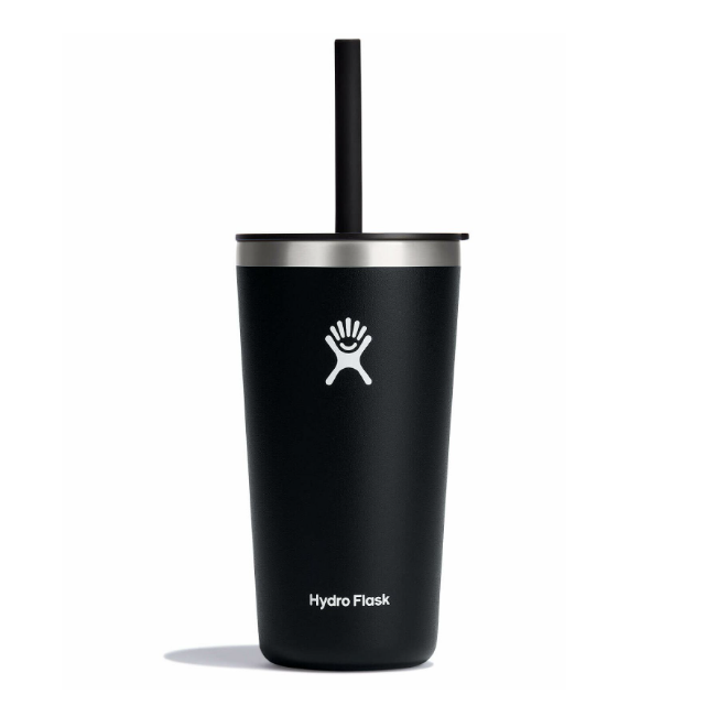 Hydro Flask 20oz All Around Tumbler Straw Lid Black T20PS001