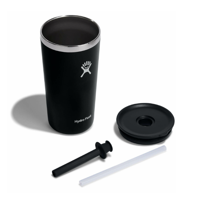 Hydro Flask 20oz All Around Tumbler Straw Lid Black T20PS001