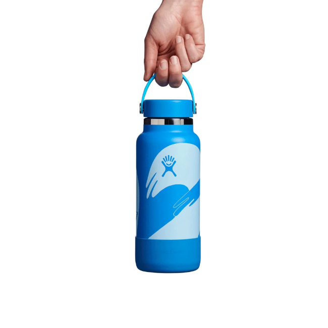 Hydro Flask TY Williams 32oz Wide Mouth Ocean Wave LE-W32BTS-F32A