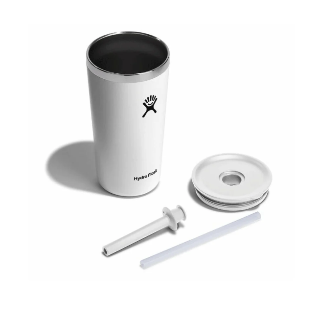 Hydro Flask 20oz All Around Tumbler Straw Lid White T20PS110